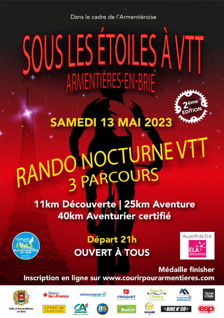 AFFICHE SOUS LES ETOILES VTT 2023