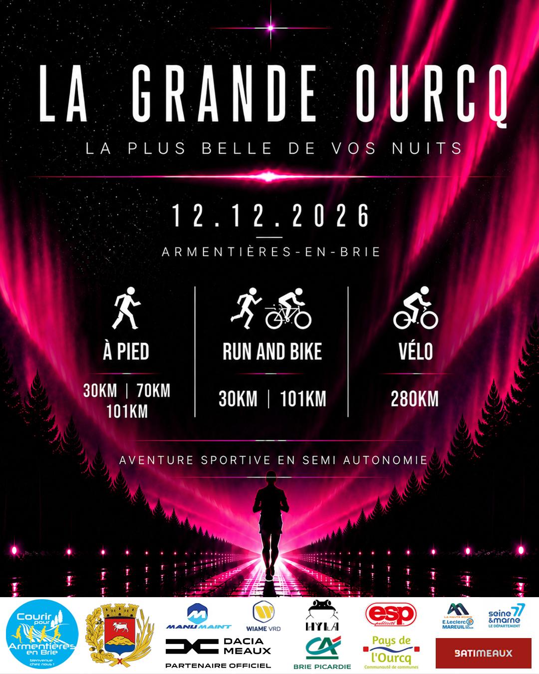 Lire la suite à propos de l’article La Grande Ourcq 2026 – Ouverture des inscriptions le 1er septembre